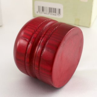 Alternative view of 花梨（かりん）の木の文鎮（ぶんちん）直径45mm 207g 未使用品