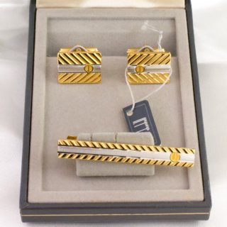 Alternative view of 西ドイツ ダンヒル dunhill カフスボタンとネクタイピンの３点セット 未使用品