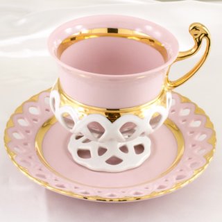 Alternative view of チェコ H&C ROSA PORZELLAN カップとソーサ 陶磁器 未使用品