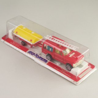 Alternative view of フランス マジョレット（Majorette） 消防車 レンジローバー 黄色タンカー 人形入り ブリスターパック 未開封