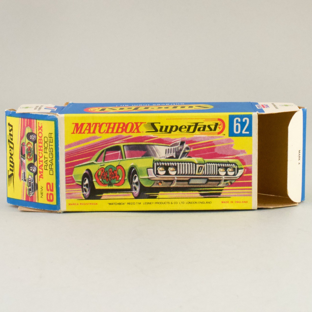 ミニカー イギリス マッチボックス（matchbox） superfast MERCURY COUGAR RAT ROD DRAGSTER No.62  1970