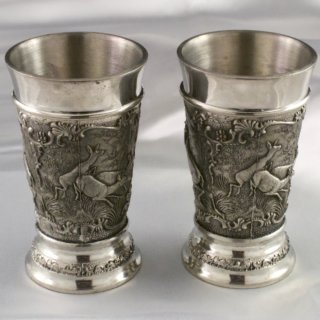 Alternative view of ドイツ（Frieling） Zinn Germany マグカップ ２点セット 95%錫製 ２点で168g（約）