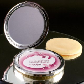 Alternative view of 加賀七宝 アミタ（株） ミラー付きパウダーケース 直径77mm 未使用品