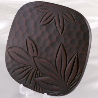 Alternative view of 鎌倉彫 八手胴張 土瓶敷 BV8055 未使用品