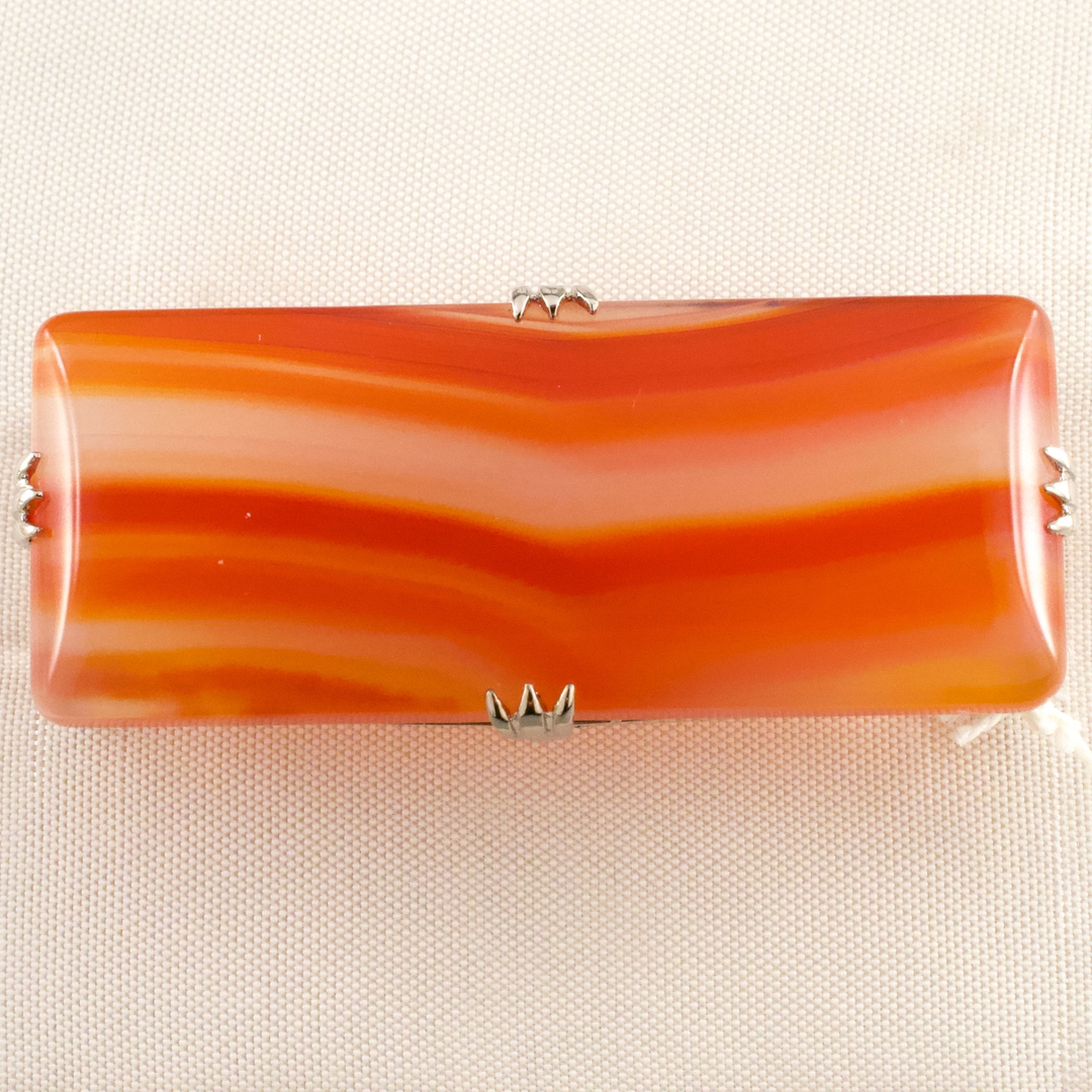 めのうの帯留め 出雲玉造温泉 玉造おみやげセンター 未使用品 - 画像 (3)