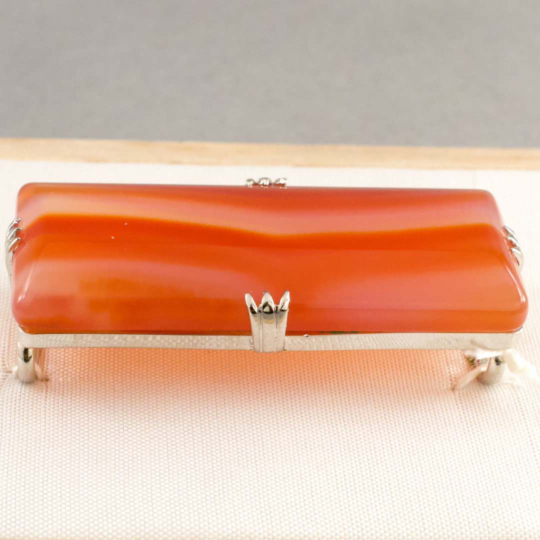 めのうの帯留め 出雲玉造温泉 玉造おみやげセンター 未使用品 - 画像 (6)