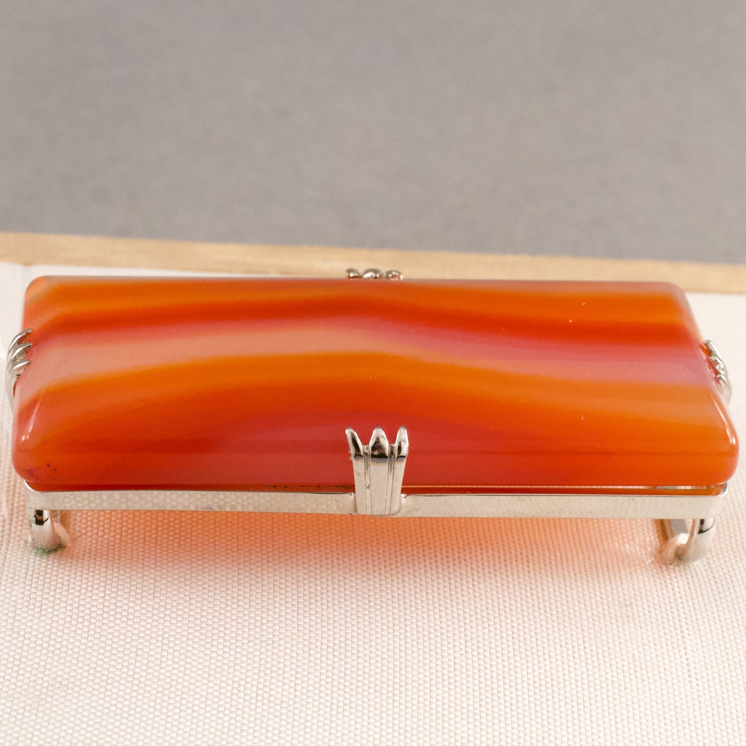 めのうの帯留め 出雲玉造温泉 玉造おみやげセンター 未使用品 - 画像 (7)