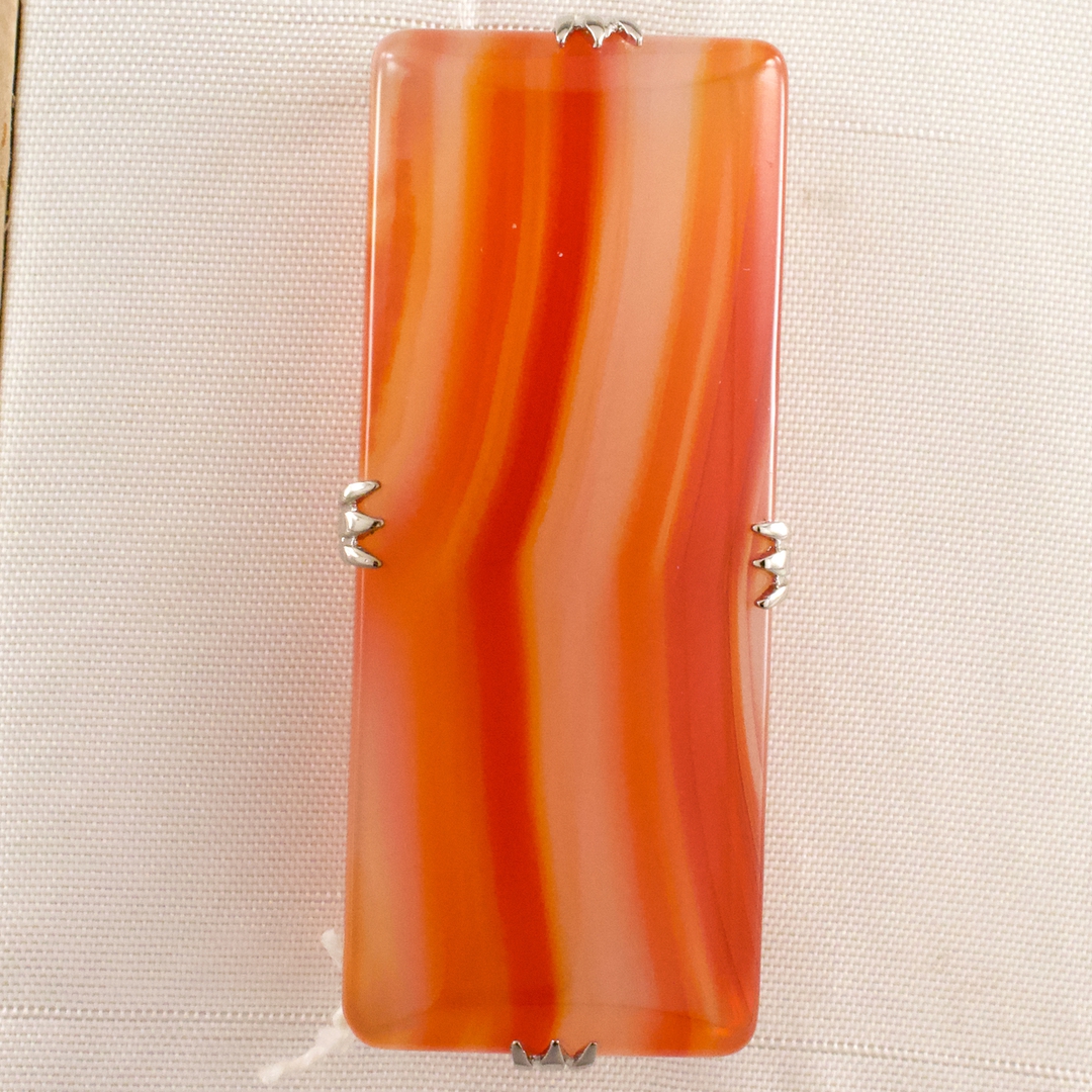 めのうの帯留め 出雲玉造温泉 玉造おみやげセンター 未使用品 - 画像 (8)