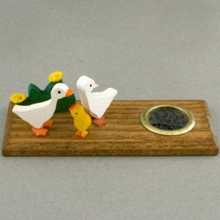 Alternative view of ドイツ kuhnert お香の飾り お花とアヒルたち 17g 未使用品