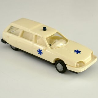 Alternative view of シトロエン Ctroen CX 白 救急車 Praline W. Germany 1/87
