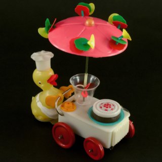 Alternative view of アヒルの手押しカート Duck Pushing ぜんまい動作