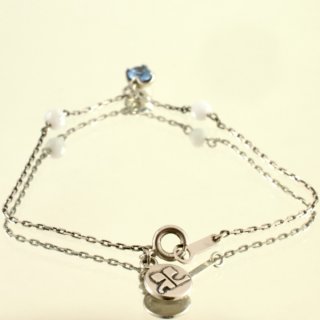 Alternative view of 銀 COURREGES ブレスレット 「SV」「SILVER」「STERLING」刻印あり 160mm 2g