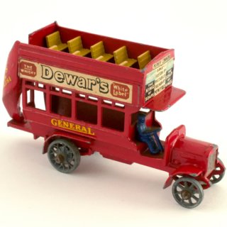 Alternative view of イギリス マッチボックス（matchbox） B Type Double Decker Bus 1912-1920 Dewars