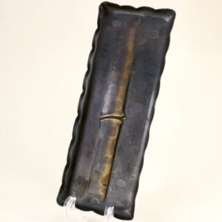 Alternative view of ぺん皿 玉川堂 竹 pen tray 169g