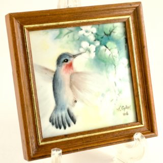 Alternative view of 白磁上絵付け HUMMINGBIRD SINGAPORE AIRLINES Nancy Gang NARUMI BONE CHINA