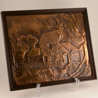 Alternative view of 銅製レリーフ LEN. BAILEY 33/200 COOK'S COTTAGE MELBOURNE AUSTRALIAN MADE