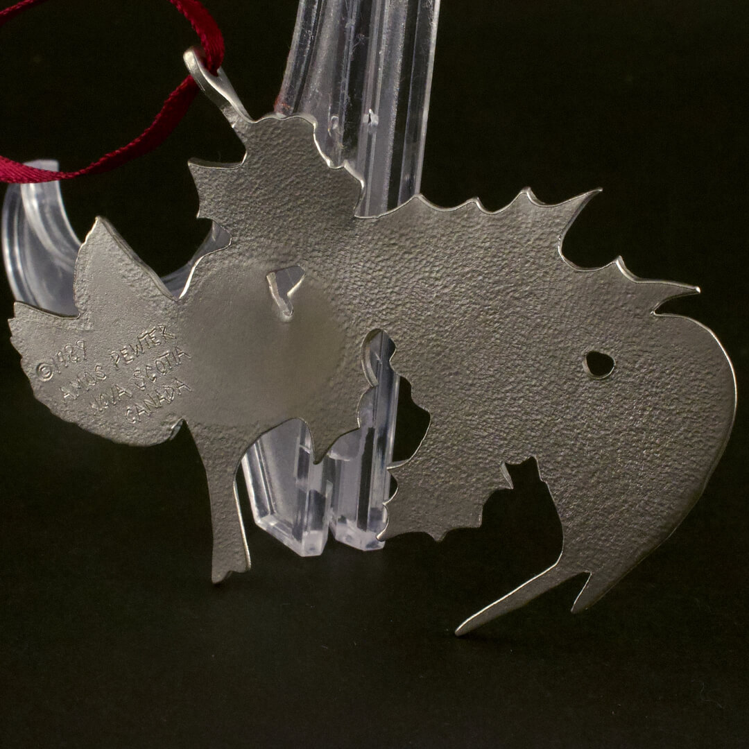 カナダ Amos Pewter シジュウカラ 錫製の飾り - 画像 (12)