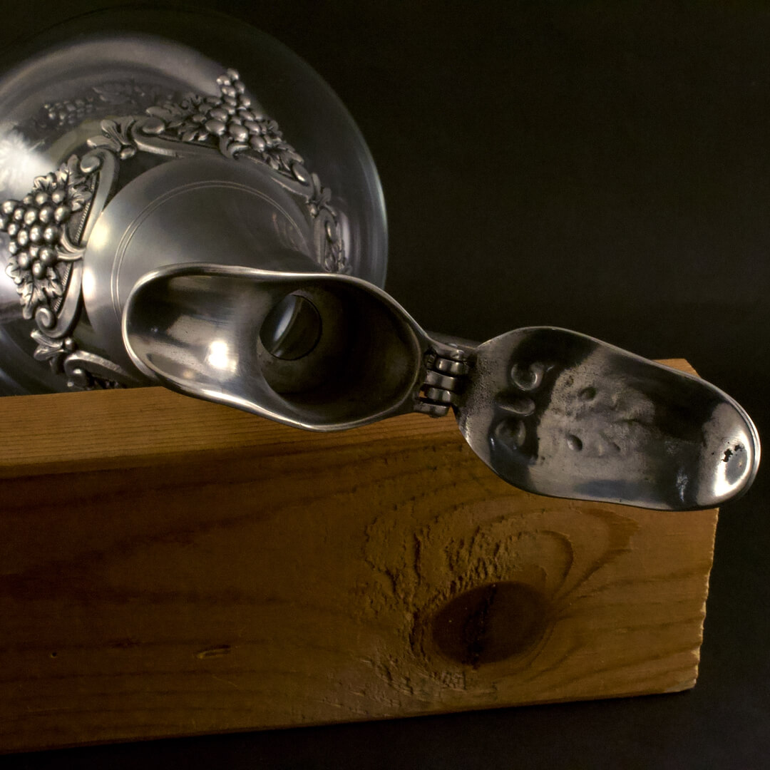 ポルトガル製 ワインデカンタ Freitas & Dores CRIACOES J.DORES ETAIN-ESTANHO-PEWTER 1279g - 画像 (7)