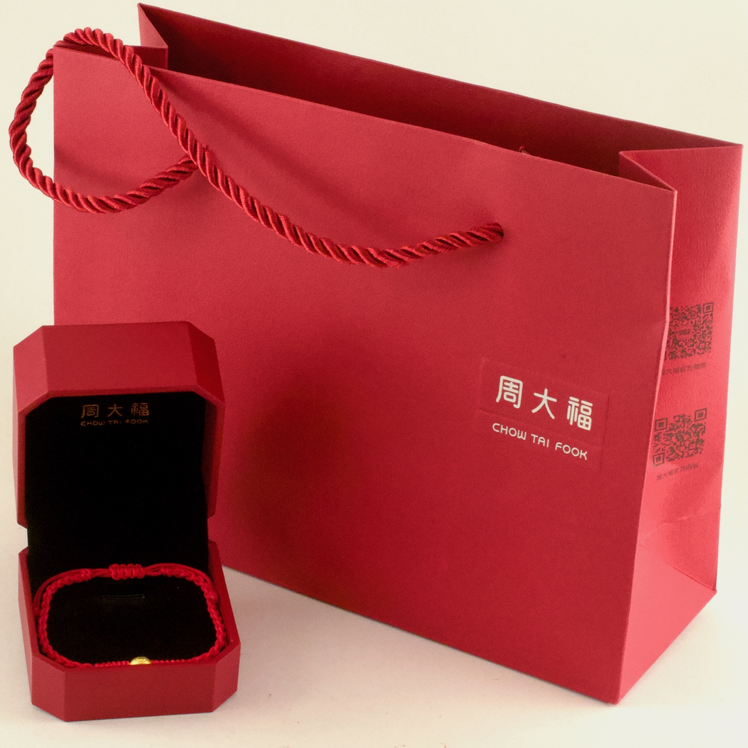 中国 魔除け CHOW TAI FOOK 周大福 「CTF 足金 WHF」刻印あり - 画像 (10)