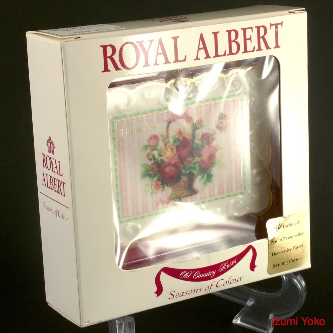 磁器 イギリス ロイヤル アルバート( ROYAL ALBERT) Season of Color Spring Postcard 未開封 - 画像 (3)