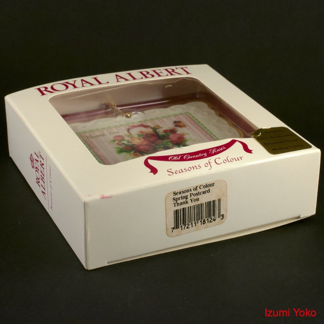 磁器 イギリス ロイヤル アルバート( ROYAL ALBERT) Season of Color Spring Postcard 未開封 - 画像 (6)