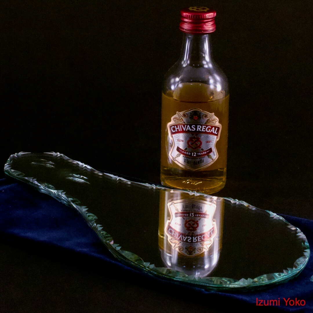 手鏡 No.0153 BAROCO PLAC / 200mm CZECH REPUBLIC TOMAS GLASS s.r.o. HAND MADE - 画像 (6)